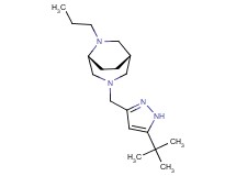 (1S*,5R*)-3-[(5-tert-butyl-1H-pyrazol-3-yl)methyl]-6-propyl-3,6-diazabicyclo[3.2.2]nonane