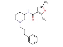 2,5-dimethyl-N-[1-(3-phenylpropyl)-3-piperidinyl]-3-furamide
