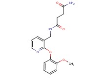 N-{[2-(2-methoxyphenoxy)pyridin-3-yl]methyl}succinamide