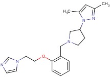1-(1-{2-[2-(1H-imidazol-1-yl)ethoxy]benzyl}-3-pyrrolidinyl)-3,5-dimethyl-1H-pyrazole