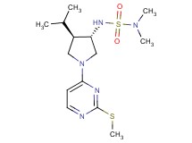 N'-{(3S*,4R*)-4-isopropyl-1-[2-(methylthio)-4-pyrimidinyl]-3-pyrrolidinyl}-N,N-dimethylsulfamide