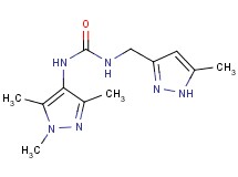 N-[(5-methyl-1H-pyrazol-3-yl)methyl]-N'-(1,3,5-trimethyl-1H-pyrazol-4-yl)urea