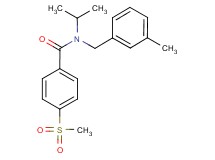N-isopropyl-N-(3-methylbenzyl)-4-(methylsulfonyl)benzamide