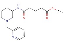 methyl 5-oxo-5-{[1-(2-pyridinylmethyl)-3-piperidinyl]amino}pentanoate