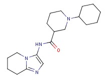 1-cyclohexyl-N-(5,6,7,8-tetrahydroimidazo[1,2-a]pyridin-3-yl)piperidine-3-carboxamide