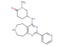 1-methyl-5-[(2-pyridin-3-yl-6,7,8,9-tetrahydro-5H-pyrimido[4,5-d]azepin-4-yl)amino]piperidin-2-one