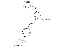 4-{2-[1-ethyl-3-(1H-1,2,4-triazol-1-ylmethyl)-1H-1,2,4-triazol-5-yl]ethyl}-N-methylbenzenesulfonamide