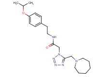 2-[5-(1-azepanylmethyl)-1H-tetrazol-1-yl]-N-[2-(4-isopropoxyphenyl)ethyl]acetamide