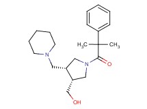 [(3R*,4R*)-1-(2-methyl-2-phenylpropanoyl)-4-(piperidin-1-ylmethyl)pyrrolidin-3-yl]methanol