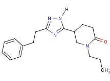 5-[3-(2-phenylethyl)-1H-1,2,4-triazol-5-yl]-1-propylpiperidin-2-one