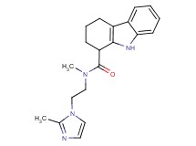N-methyl-N-[2-(2-methyl-1H-imidazol-1-yl)ethyl]-2,3,4,9-tetrahydro-1H-carbazole-1-carboxamide trifluoroacetate