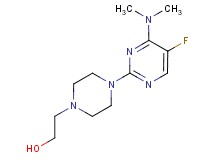 2-{4-[4-(dimethylamino)-5-fluoropyrimidin-2-yl]piperazin-1-yl}ethanol