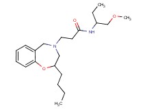 3-(2-butyl-2,3-dihydro-1,4-benzoxazepin-4(5H)-yl)-N-[1-(methoxymethyl)propyl]propanamide