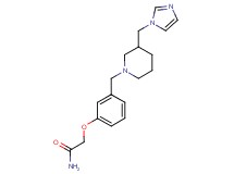 2-(3-{[3-(1H-imidazol-1-ylmethyl)piperidin-1-yl]methyl}phenoxy)acetamide