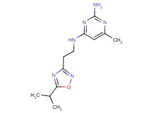 N~4~-[2-(5-isopropyl-1,2,4-oxadiazol-3-yl)ethyl]-6-methylpyrimidine-2,4-diamine