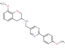 (8-methoxy-3,4-dihydro-2H-chromen-3-yl){[2-(4-methoxyphenyl)-5-pyrimidinyl]methyl}amine