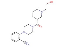 2-(4-{[1-(2-hydroxyethyl)piperidin-3-yl]carbonyl}piperazin-1-yl)benzonitrile