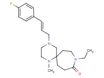 9-ethyl-4-[(2E)-3-(4-fluorophenyl)-2-propen-1-yl]-1-methyl-1,4,9-triazaspiro[5.6]dodecan-10-one