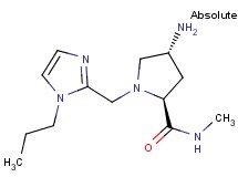 (2S,4R)-4-amino-N-methyl-1-[(1-propyl-1H-imidazol-2-yl)methyl]pyrrolidine-2-carboxamide