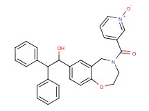 1-{4-[(1-oxido-3-pyridinyl)carbonyl]-2,3,4,5-tetrahydro-1,4-benzoxazepin-7-yl}-2,2-diphenylethanol