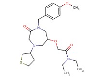 N,N-diethyl-2-{[1-(4-methoxybenzyl)-2-oxo-4-(tetrahydro-3-thienyl)-1,4-diazepan-6-yl]oxy}acetamide
