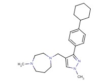 1-{[3-(4-cyclohexylphenyl)-1-methyl-1H-pyrazol-4-yl]methyl}-4-methyl-1,4-diazepane