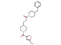 4-benzyl-1-(3-{1-[(5-methyl-3-isoxazolyl)carbonyl]-4-piperidinyl}propanoyl)piperidine
