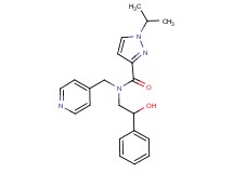 N-(2-hydroxy-2-phenylethyl)-1-isopropyl-N-(pyridin-4-ylmethyl)-1H-pyrazole-3-carboxamide