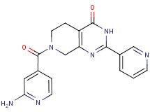 7-(2-aminoisonicotinoyl)-2-pyridin-3-yl-5,6,7,8-tetrahydropyrido[3,4-d]pyrimidin-4(3H)-one