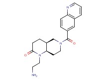 rel-(4aS,8aR)-1-(2-aminoethyl)-6-(6-quinolinylcarbonyl)octahydro-1,6-naphthyridin-2(1H)-one dihydrochloride