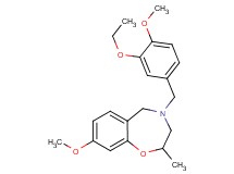 4-(3-ethoxy-4-methoxybenzyl)-8-methoxy-2-methyl-2,3,4,5-tetrahydro-1,4-benzoxazepine