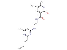 N-{2-[(2-butyl-6-methyl-4-pyrimidinyl)amino]ethyl}-2-hydroxy-5,6-dimethylnicotinamide