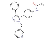 N-{4-[4-phenyl-1-(pyridin-3-ylmethyl)-1H-imidazol-5-yl]phenyl}acetamide