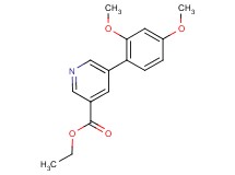 ethyl 5-(2,4-dimethoxyphenyl)nicotinate