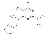 N~2~,N~2~,N~4~,5,6-pentamethyl-N~4~-(tetrahydrofuran-2-ylmethyl)pyrimidine-2,4-diamine