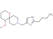 9-[(2-butyl-1H-imidazol-4-yl)methyl]-1-oxa-9-azaspiro[5.5]undecan-5-ol