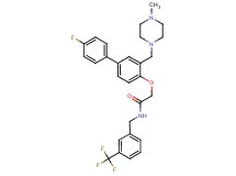 2-({4'-fluoro-3-[(4-methyl-1-piperazinyl)methyl]-4-biphenylyl}oxy)-N-[3-(trifluoromethyl)benzyl]acetamide