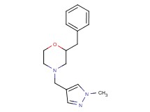 2-benzyl-4-[(1-methyl-1H-pyrazol-4-yl)methyl]morpholine