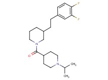 3-[2-(3,4-difluorophenyl)ethyl]-1-[(1-isopropyl-4-piperidinyl)carbonyl]piperidine