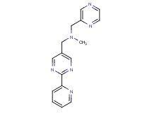 N-methyl-1-pyrazin-2-yl-N-[(2-pyridin-2-ylpyrimidin-5-yl)methyl]methanamine