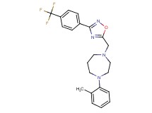 1-(2-methylphenyl)-4-({3-[4-(trifluoromethyl)phenyl]-1,2,4-oxadiazol-5-yl}methyl)-1,4-diazepane