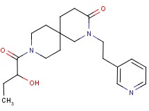 9-(2-hydroxybutanoyl)-2-(2-pyridin-3-ylethyl)-2,9-diazaspiro[5.5]undecan-3-one