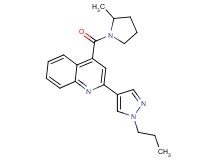 4-[(2-methylpyrrolidin-1-yl)carbonyl]-2-(1-propyl-1H-pyrazol-4-yl)quinoline