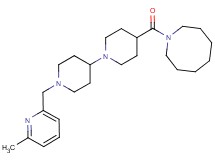 4-(1-azocanylcarbonyl)-1'-[(6-methyl-2-pyridinyl)methyl]-1,4'-bipiperidine