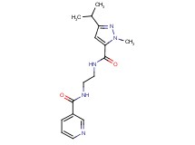 N-(2-{[(3-isopropyl-1-methyl-1H-pyrazol-5-yl)carbonyl]amino}ethyl)nicotinamide