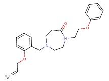 1-[2-(allyloxy)benzyl]-4-(2-phenoxyethyl)-1,4-diazepan-5-one