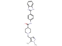 N-[4-(1H-benzimidazol-2-yl)phenyl]-1-[(1,5-dimethyl-1H-pyrazol-4-yl)methyl]-4-piperidinecarboxamide