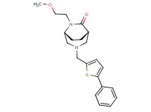 (1S*,5R*)-6-(2-methoxyethyl)-3-[(5-phenyl-2-thienyl)methyl]-3,6-diazabicyclo[3.2.2]nonan-7-one