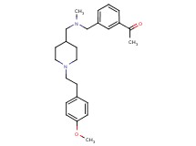 1-(3-{[({1-[2-(4-methoxyphenyl)ethyl]-4-piperidinyl}methyl)(methyl)amino]methyl}phenyl)ethanone