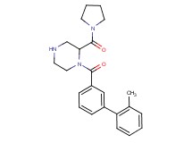 1-[(2'-methyl-3-biphenylyl)carbonyl]-2-(1-pyrrolidinylcarbonyl)piperazine
